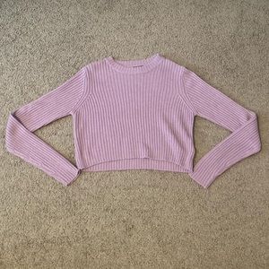 ripped cropped sweater